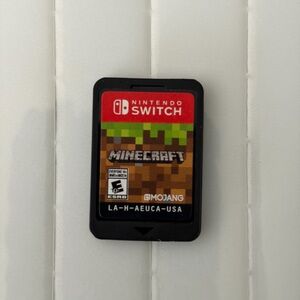 Nintendo Switch Minecraft Game Cartridge - Black and Green